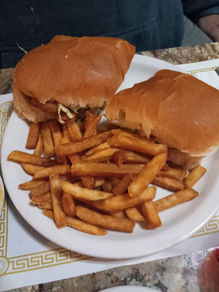 Chicken Finger Sub with Fries