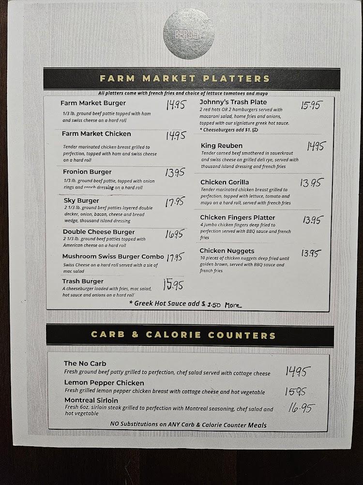 Bergen Farm Market Family Restaurant Club Wraps